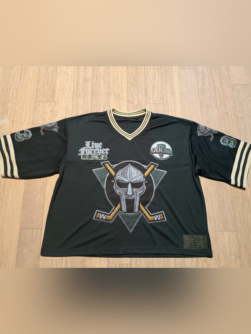 Green & Gold MF DOOM Hockey Jersey